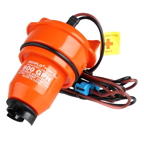 SEAFLO 12V 800 GPH Bilge/Livewell/Baitwell Pump Replacement Cartridge Motor Fits SEAFLO Models: SFBP1-G800-03 SFBP1-G800-04 & SFBP1-G800-05 Quick-Click Installation 4-Year Warranty