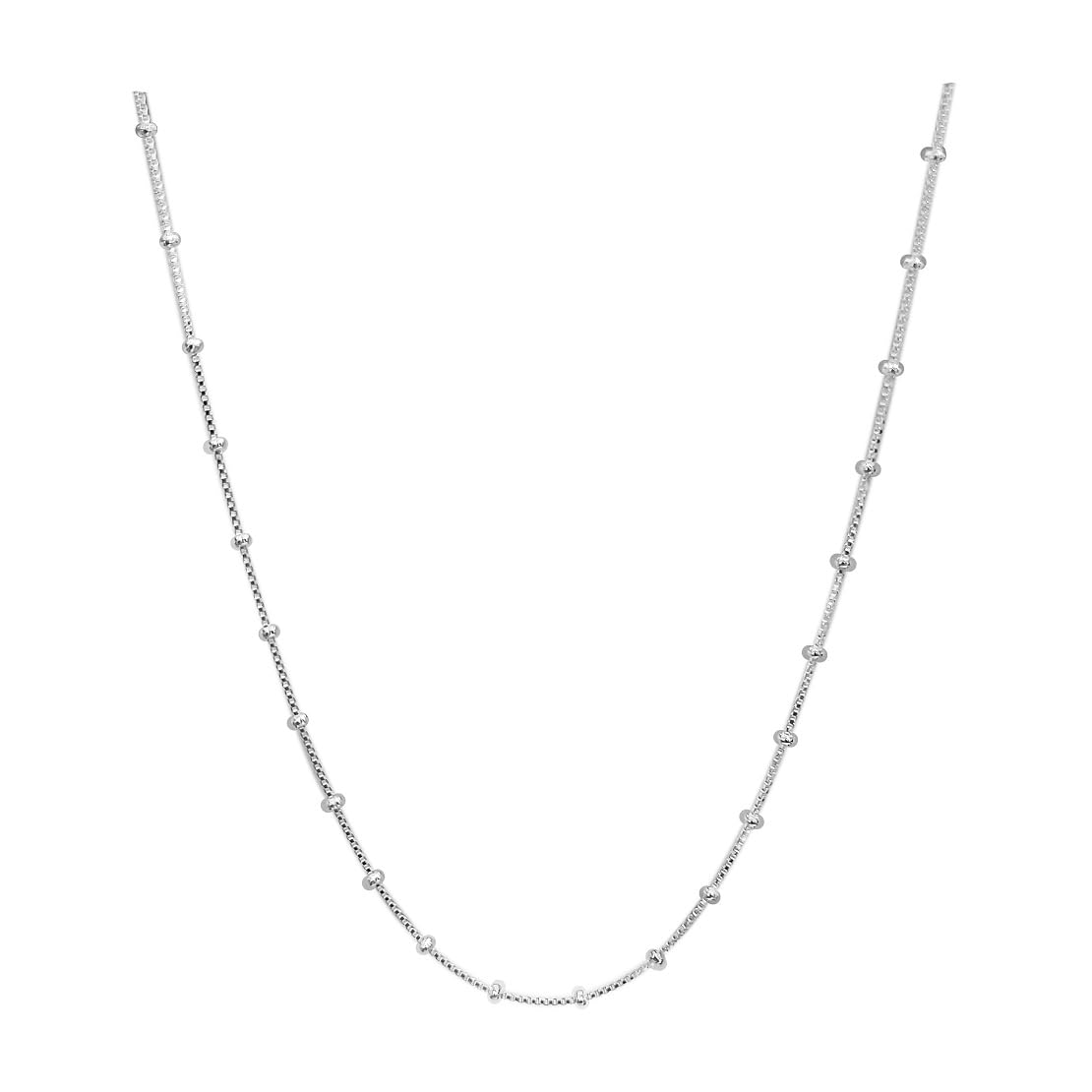 Parnika (Formerly MJ 925 Stylish Flexible Box Design Silver Chain Stringed with Silver balls in Pure 92.5 Sterling Silver - Review, Price and Buying Guide