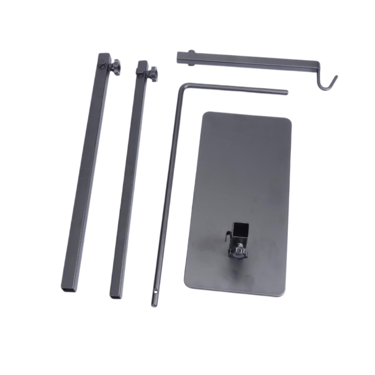 Supporto Lampada Basking per Rettili e Tartarughe, Ferro | Nero, per Acquario e Fish Tank, Struttura da Terra Funzione di Sostegno Luci