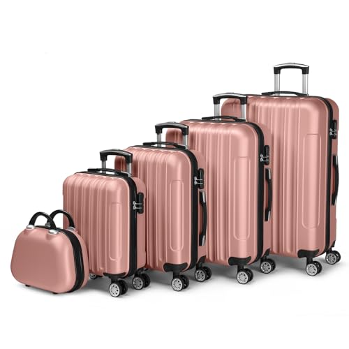 LALAHO Set de 5 Valises de Voyage avec Vanity Case, Valise...