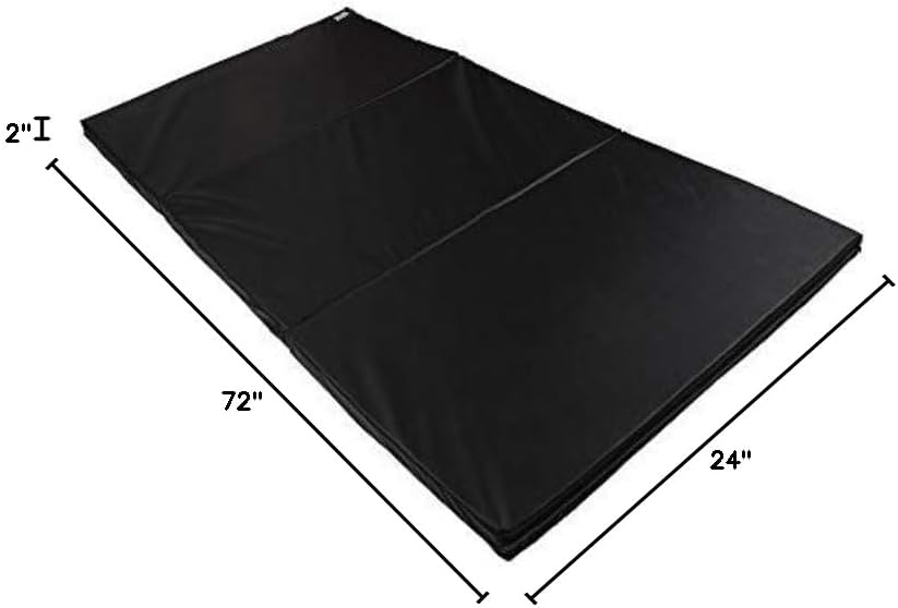 Power Systems Premium Gym Mat, Jet Black