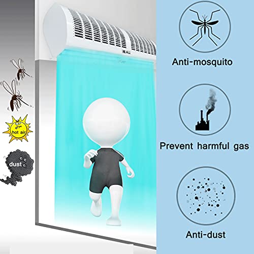 Luchtgordijnmachine, Wit Metalen Paneel Met Meerdere Afmetingen Luchtgordijnventilator Stofdichte Warmte-isolatie… - Image 5