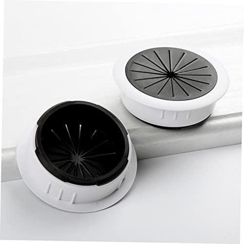 Angoily 6 piezas Cubierta para Pasacables de Escritorio para Organizador de Cables Base para Gestión de Cables Bajo el Escritorio miniatura 5