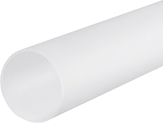 MECCANIXITY Clear Frosted Acrylic Lamp Shade 46mmx50mm 305mm(12