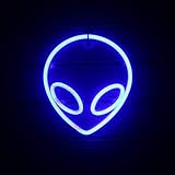 Luces decorativas geniales -- encienda las luces de neón extraterrestres y emita luces llamativas para crear una atmósfera romántica e interesante para su espacio. Por la noche, también es una gran alternativa a la luz nocturna, a tu hijo le encantará.