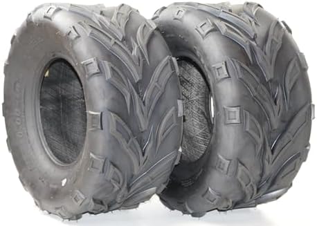 19X7.00-8 Heavy Duty ATV All Terrain Tubeless Off-Road Tires,4 PR, QD116, Directional Grip for Mud Trail Sand, Set of 2 — view 5