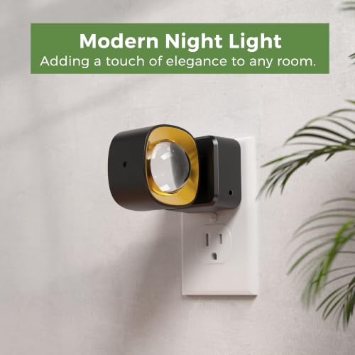Image of L LOHAS LED Night Light Projector, Night Lights Plug into Wall, Dusk to Dawn Sensor, Rotating Plug in Nightlight for Kids, Daylight Dimmable Nightlights for Bathroom, Hallway, Gaming Room,1 Pack