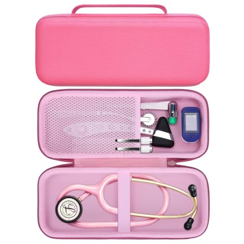 Image of Magenta Stethoscope Case for 3M Littmann,MDF, ADC, Omron