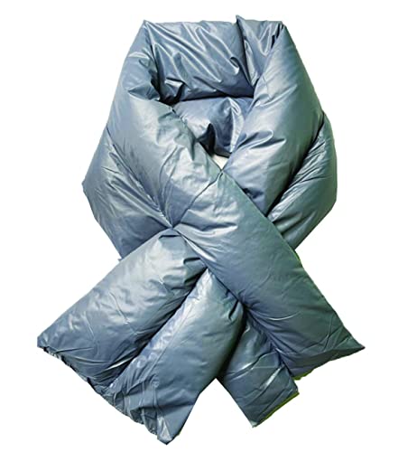 Padded Oblong Nylon Pull-through Puffer Scarf2