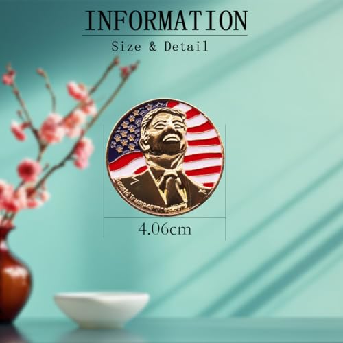 Image of USA Flag Brooch Pin Souvenir for United States of 2026 Veteran's Day Pin Patriotic Accessories Independence Day Decor Gifts for Sister