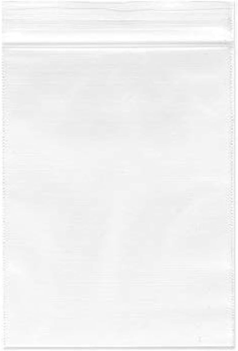 2''x 3'', (Pack of 100) Small Clear Poly Zipper Bags 2 Mil Reclosable Zipper Lock Storage Plastic Bag for Jewelry, Candy