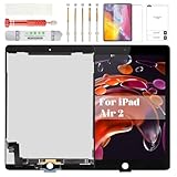 Original for iPad Air 2 Screen Replacement for iPad Air 2 2nd Gen Screen Replacement LCD Touch Digitizer for iPad Air 2 A1566 Display Screen Assembly Repair Kits A1567 Black