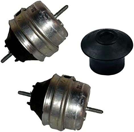 K3055 Engine Motor & Stop Buffer Mount Kit 3pc Compatible with Fits 2000-2005 Audi A6 Quattro/Allroad Quattro 2.7L | A6922 A6922 A6958