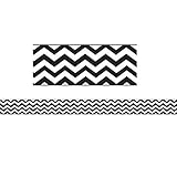ASHLEY PRODUCTIONS Chevron Black Magnetic Magi-Strip (12 Piece), 3/4'' x 12'', ASH11014