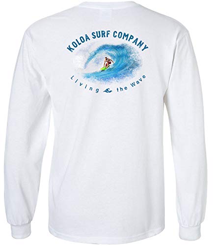 Koloa Surf Mens in The Curl Logo Long Sleeve Heavy Cotton Tee Reg, Big and Tall2
