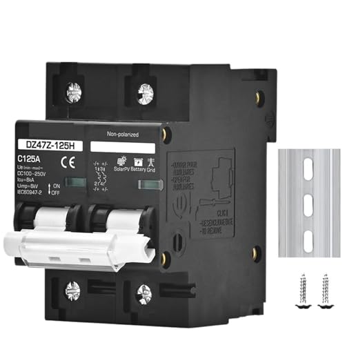 Disjoncteur MCB 100A pour stopper les surcharges thermiques sur circuit DC 100V