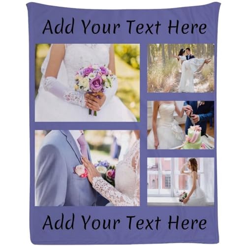 Plaid personnalisé photo cadeau de Noël et mariage couverture musique REEG A 150x180 - 3