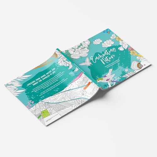 Image of Enchanting Nature: Coloring Book for Adults with Tear out Sheets | Fun and Relaxing Doodle Designs