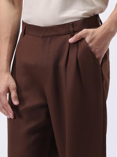 Image of Urbano Fashion Men's Loose Baggy Fit Solid Korean Pants Stretchable