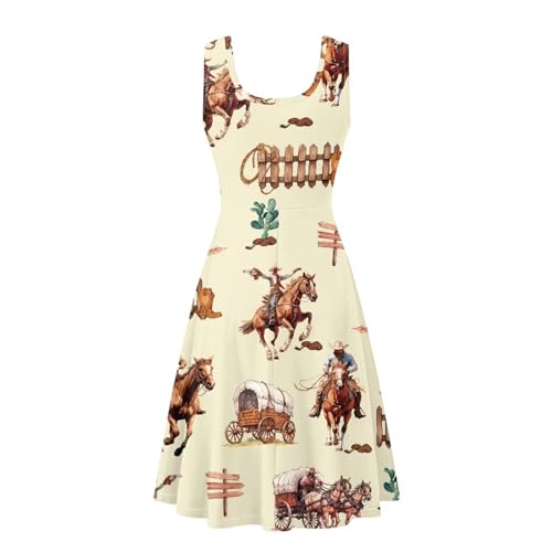 Image of TOADDITDO Womens Summer Sleeveless Tank Dress with 2 Side Pockets XS-4XL Plus Size