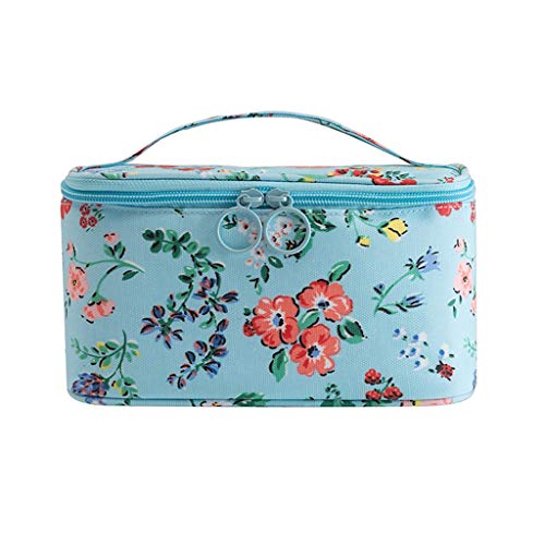 Preisvergleich Produktbild SPFOZ Haushaltskosmetiktasche Multifunktionale Aufbewahrungstasche Kosmetische Aufbewahrungstasche Stoff Wasserdicht Und Staubdicht Kunststoff-Reißverschluss Mehrfarbig Optional Kosmetiktasche
