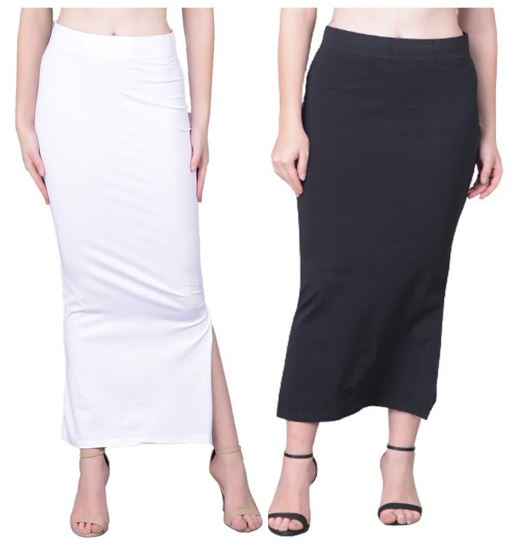 Image of Comfort Lady Women Cotton Blend Saree Shapewear /Saree Shapers Underskirt /Saree Petticoat