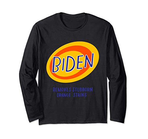 Joe Biden Elimina Las Manchas De Naranja Desagradables Voto Manga Larga