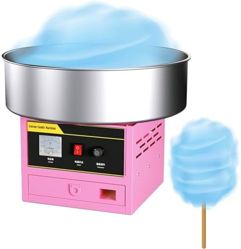 Professional Electric Cotton Candy Machine - 1200W Commercial Candy Floss Maker for Birthday Parties, Events, and Carnivals - High Capacity & Easy to Use