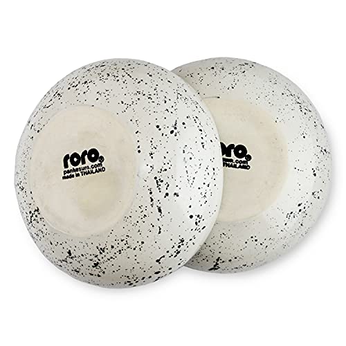 Roro Ceramic Stoneware Hand-Molded Speckled Pasta And Dinner Plate Bowl, Lunar White Set Of 2 | 7.5 Inches Diameter X 2.5 Inches Tall Each #TOP2
