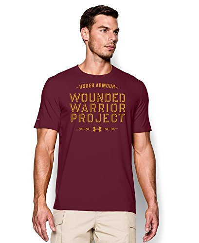 Under Armour Men's Ua Wwp Barbed Wire T-Shirt Small Sherry/Ochre