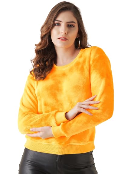 Image of Modeve Self Design Round Neck Casual Women Sweater||Winterwear||