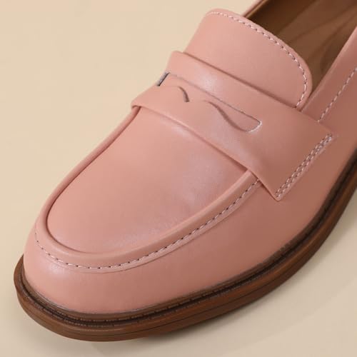 Image of Loafers for Women Black Penny Loafer Business Casual Shoes Women's Loafers & Slip-Ons Ladies Flats Comfortable Dressy
