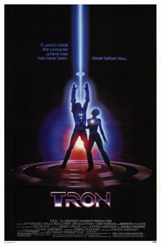 Tron Poster Movie B 27x40 Jeff Bridges Bruce Boxleitner David Warner