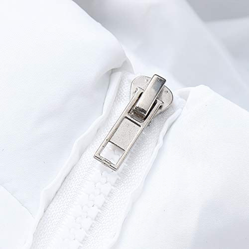 Betadog Baby Boys Winter Clothes Overalls for Boys 18 Month Winter Jacket Toddler Girls Snowsuit Kids Baby Ski Suits (White, 24 Months)3