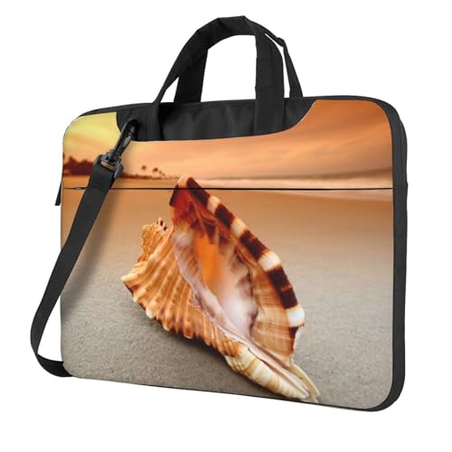 Sac pour ordinateur portable imprimé conque de haute qualité avec doublure antistatique douce