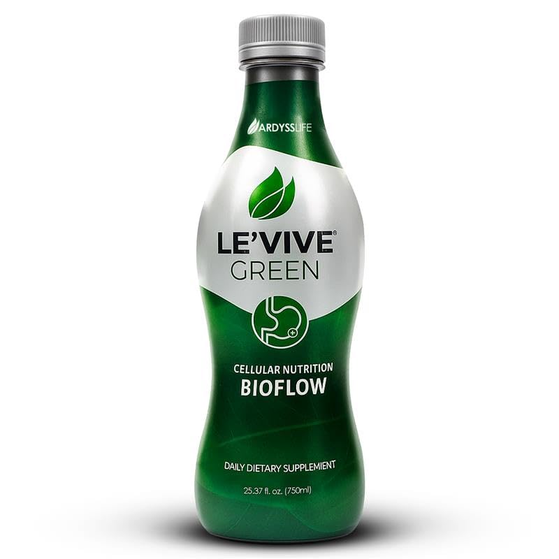 Le’Vive Green by Ardyss Life 25 FL Oz – Aloe Vera Juice Drink for Detox, Energy & Immune Support