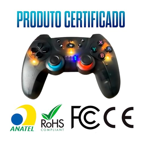 Controle Joystick para Celular Bluetooth Para Smartphone iOS Android Windows PC Nintendo Switch iPho