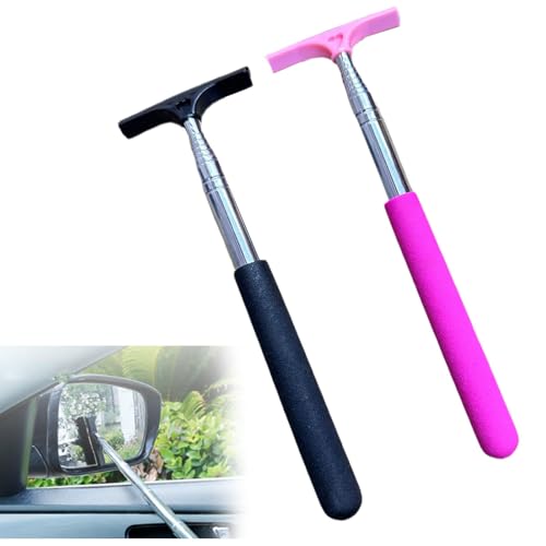 ZWZCYZ 2 Pack Side Mirror Squeegee,Portable Car Cleaning Tool Car