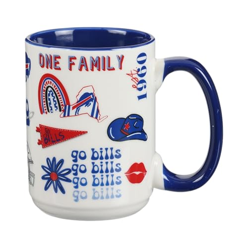 The Memory Company Officially Licensed 15oz Team Spirit Mug Buffalo Bills