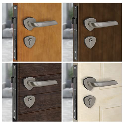 Image of Plantex Fully Brass Door Lock with 3 Years of Warranty /Main Door Lock for Home /Mortise Lock for Door - Main Door Lock Set (Sumer-3058, Satin Black)