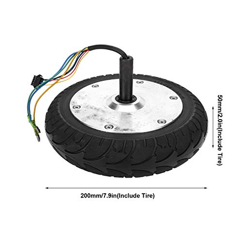 image for Dilwe Electric Scooter Hub Motor,36V 350W 8in Wheel Hub Motor Single S
