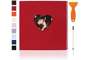 RECUTMS Self Adhesive Magnetic Scrapbook Photo Albums