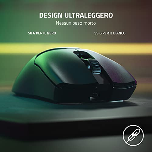 Razer Viper V2 Pro - Mouse wireless per Esport ultraleggero simmetrico per destrorsi (Sensore Ottico da 30K DPI, Tecnologia Wireless HyperSpeed, Interruttori per mouse Ottico Gen-3) Nero - Immagine 1