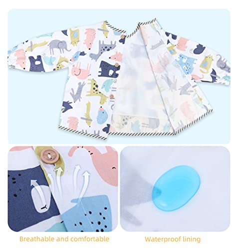 DEBAIJIA Bambino Bavaglini Bambini Grembiule 2 PCS...