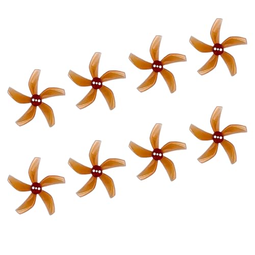 4ペア8PCS D51 2x2X5 2INCH 51MM 5BLADE PCプロペラApertures 1.5mm FPVレースTinyWhoop Beta85X FPV Racing Propellers