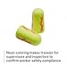 3M Ear Plugs, 200 Pairs/Box, E-A-Rsoft Yellow Neon Blasts 312-1252, Uncorded, Disposable, Foam, NRR 33, Drilling, Grinding, Machining, Sawing, Sanding, Welding, 1 Pair/Poly Bag
