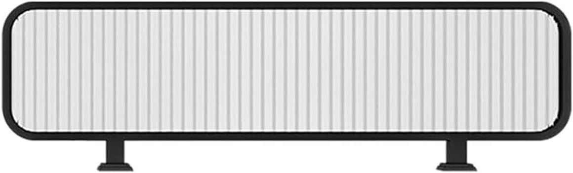 KLGFBDC Stainless Steel Divider Panel for Dining Areas - Semi-Privacy Screen for Restaurants, Bars, Hotels & Offices (Black, 7.87"x47.24"/20x120cm)