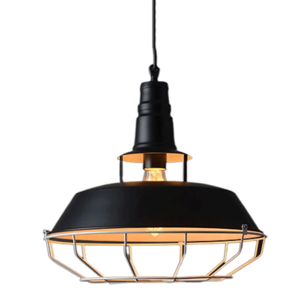 Plafonnier encastré et lampe à suspension en fer forgé creux de style américain