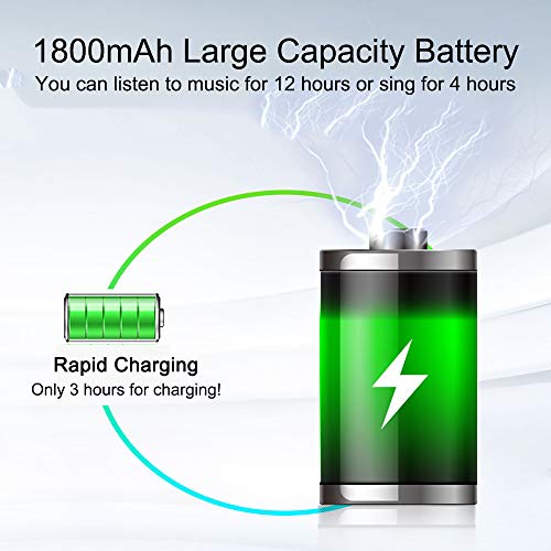 HALOVIE-Kids-Microphone-Bluetooth-Wireless-Microphone-Handheld-Speaker-Karaoke-Equipment-for-Home-KTV-Player-Party-Singing-Birthday-Christmas-Gifts-for-Girl-Boy