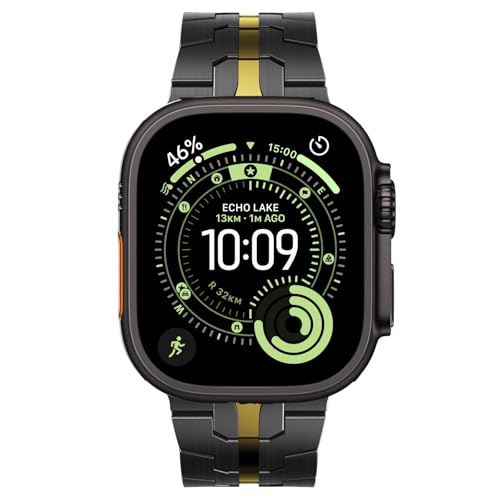 Bracelet en acier inoxydable compatible avec Apple Watch Ultra Series 10 9 8 SE